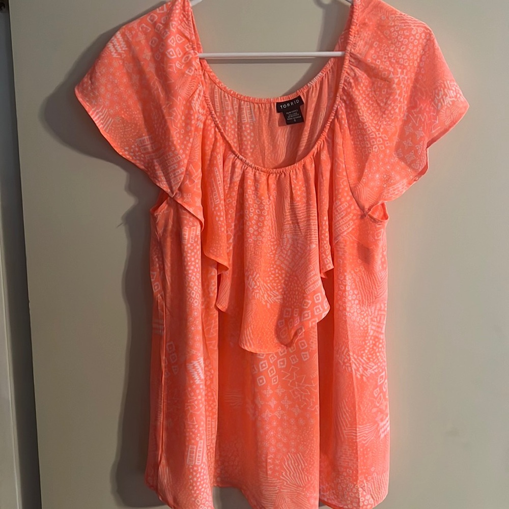 Coral Torrid Top